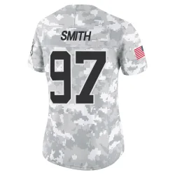 T.J. Smith Carolina Panthers Limited Women's 2024 Salute to Service Jersey (Arctic Camo)