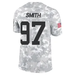 T.J. Smith Carolina Panthers Limited Youth 2024 Salute to Service Jersey (Arctic Camo)