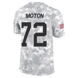 Taylor Moton Carolina Panthers Limited Men's 2024 Salute to Service Jersey (Arctic Camo)