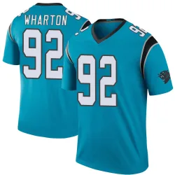 Tershawn Wharton Carolina Panthers Legend Men's Color Rush Jersey (Blue)