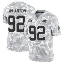 Tershawn Wharton Carolina Panthers Limited Men's 2024 Salute to Service Jersey (Arctic Camo)