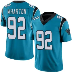 Tershawn Wharton Carolina Panthers Limited Men's Alternate Vapor Untouchable Jersey (Blue)