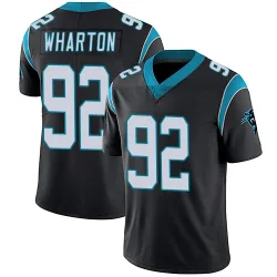 Tershawn Wharton Carolina Panthers Limited Men's Team Color Vapor Untouchable Jersey (Black)