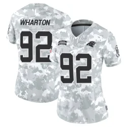 Tershawn Wharton Carolina Panthers Limited Women's 2024 Salute to Service Jersey (Arctic Camo)