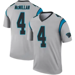 Tetairoa McMillan Carolina Panthers Legend Youth Inverted Silver Jersey ()