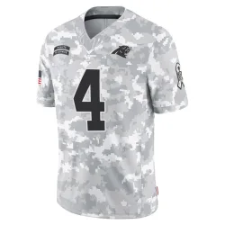 Tetairoa McMillan Carolina Panthers Limited Men's 2024 Salute to Service Jersey (Arctic Camo)