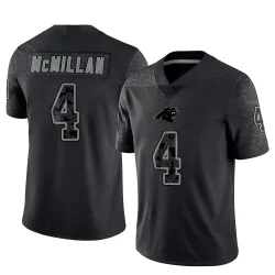 Tetairoa McMillan Carolina Panthers Limited Men's Reflective Jersey (Black)