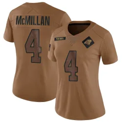 Tetairoa McMillan Carolina Panthers Limited Women's 2023 Salute To Service Jersey (Brown)