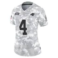 Tetairoa McMillan Carolina Panthers Limited Women's 2024 Salute to Service Jersey (Arctic Camo)