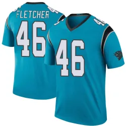 Thomas Fletcher Carolina Panthers Legend Men's Color Rush Jersey (Blue)