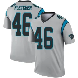 Thomas Fletcher Carolina Panthers Legend Men's Inverted Silver Jersey ()