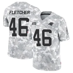 Thomas Fletcher Carolina Panthers Limited Men's 2024 Salute to Service Jersey (Arctic Camo)