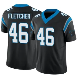 Thomas Fletcher Carolina Panthers Limited Men's Vapor F.U.S.E. Jersey (Black)
