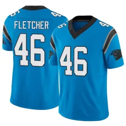 Thomas Fletcher Carolina Panthers Limited Men's Vapor F.U.S.E. Jersey (Blue)