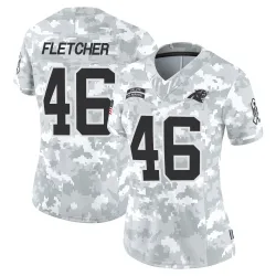 Thomas Fletcher Carolina Panthers Limited Women's 2024 Salute to Service Jersey (Arctic Camo)