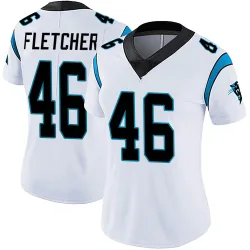 Thomas Fletcher Carolina Panthers Limited Women's Vapor Untouchable Jersey (White)
