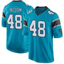 Thomas Incoom Carolina Panthers Game Men's Alternate Jersey (Blue)
