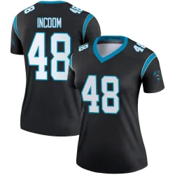 Thomas Incoom Carolina Panthers Legend Women's Jersey (Black)