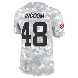 Thomas Incoom Carolina Panthers Limited Men's 2024 Salute to Service Jersey (Arctic Camo)