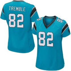 Tommy Tremble Carolina Panthers Game Women's Alternate Jersey (Blue)