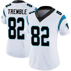 Tommy Tremble Carolina Panthers Limited Women's Vapor Untouchable Jersey (White)