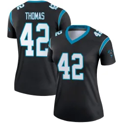 Trevian Thomas Carolina Panthers Legend Women's Jersey (Black)