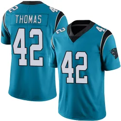 Trevian Thomas Carolina Panthers Limited Men's Alternate Vapor Untouchable Jersey (Blue)