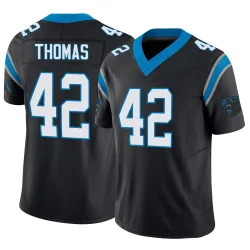 Trevian Thomas Carolina Panthers Limited Men's Vapor F.U.S.E. Jersey (Black)