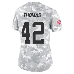 Trevian Thomas Carolina Panthers Limited Women's 2024 Salute to Service Jersey (Arctic Camo)