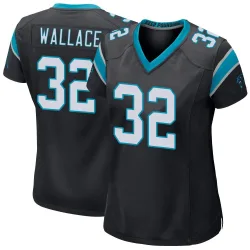 Trevin Wallace Carolina Panthers Game Women's Team Color Jersey (Black)