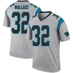 Trevin Wallace Carolina Panthers Legend Youth Inverted Silver Jersey ()