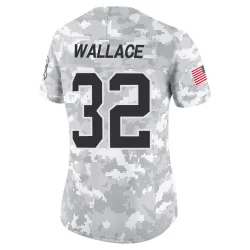 Trevin Wallace Carolina Panthers Limited Women's 2024 Salute to Service Jersey (Arctic Camo)