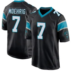 Tre'von Moehrig Carolina Panthers Game Men's Team Color Jersey (Black)