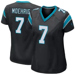 Tre'von Moehrig Carolina Panthers Game Women's Team Color Jersey (Black)