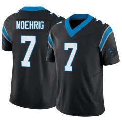 Tre'von Moehrig Carolina Panthers Limited Men's Vapor F.U.S.E. Jersey (Black)