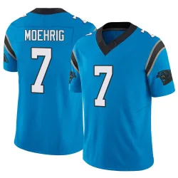 Tre'von Moehrig Carolina Panthers Limited Men's Vapor F.U.S.E. Jersey (Blue)
