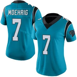 Tre'von Moehrig Carolina Panthers Limited Women's Alternate Vapor Untouchable Jersey (Blue)