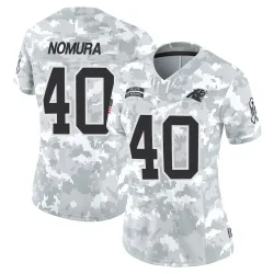 Tuasivi Nomura Carolina Panthers Limited Women's 2024 Salute to Service Jersey (Arctic Camo)