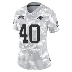 Tuasivi Nomura Carolina Panthers Limited Women's 2024 Salute to Service Jersey (Arctic Camo)
