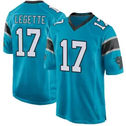 Xavier Legette Carolina Panthers Game Men's Alternate Jersey (Blue)