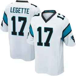 Xavier Legette Carolina Panthers Game Men's Jersey (White)