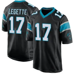 Xavier Legette Carolina Panthers Game Men's Team Color Jersey (Black)