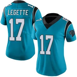 Xavier Legette Carolina Panthers Limited Women's Alternate Vapor Untouchable Jersey (Blue)