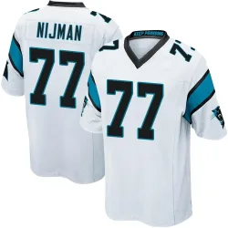 Yosh Nijman Carolina Panthers Game Men's Jersey (White)