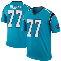 Yosh Nijman Carolina Panthers Legend Men's Color Rush Jersey (Blue)