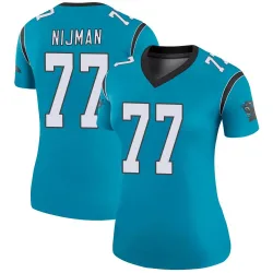 Yosh Nijman Carolina Panthers Legend Women's Color Rush Jersey (Blue)