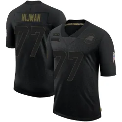 Yosh Nijman Carolina Panthers Limited Men's 2020 Salute To Service Jersey (Black)