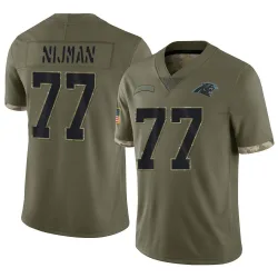 Yosh Nijman Carolina Panthers Limited Men's 2022 Salute To Service Jersey (Olive)