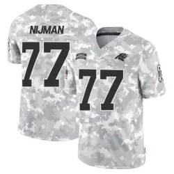 Yosh Nijman Carolina Panthers Limited Men's 2024 Salute to Service Jersey (Arctic Camo)