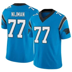 Yosh Nijman Carolina Panthers Limited Men's Vapor F.U.S.E. Jersey (Blue)